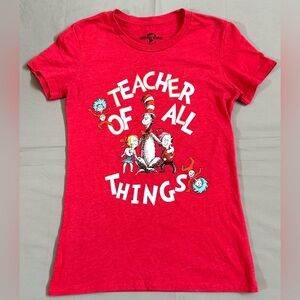 Red Dr. Seuss Graphic Tee - Short Sleeve